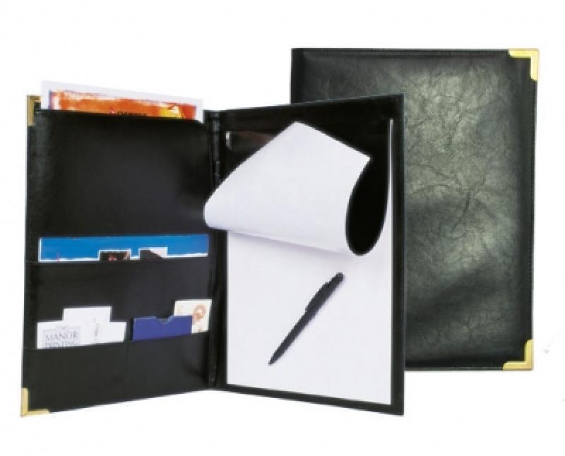 PU A4 Conference Folder- Black 