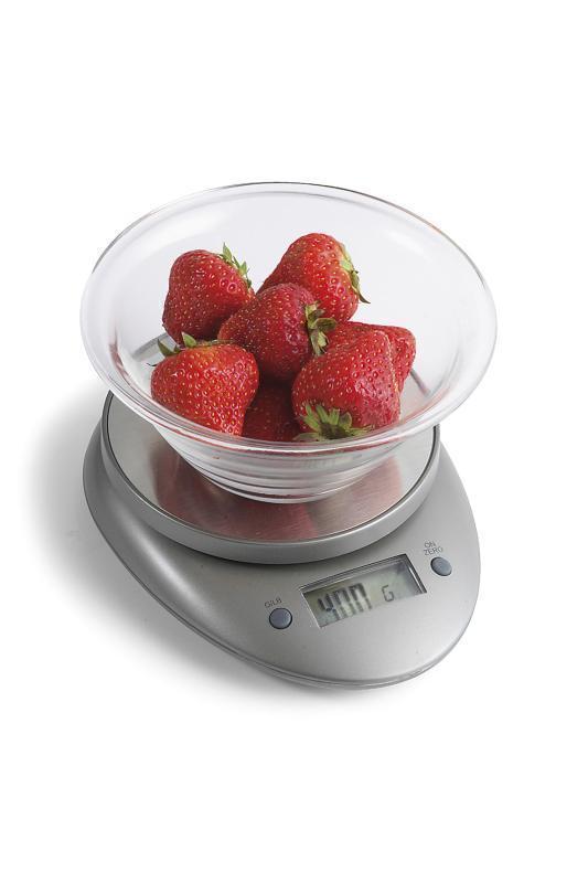 Digital kitchen scales, incl batt