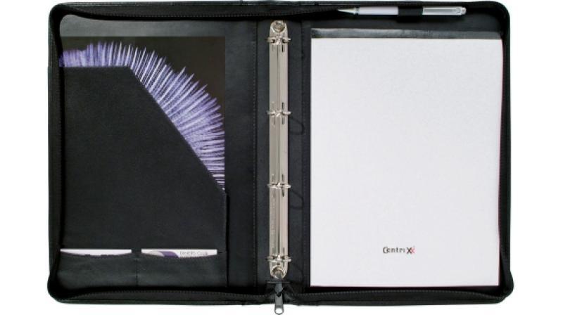 Zipper Portfolio With Ring Binder