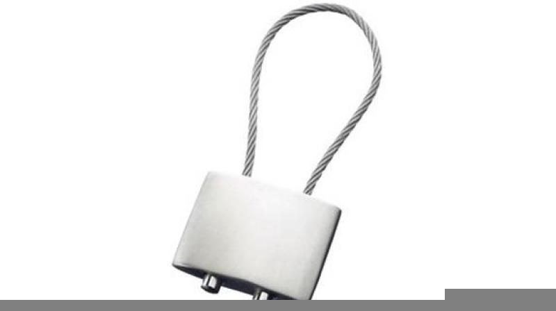 Square Cable Key Chain