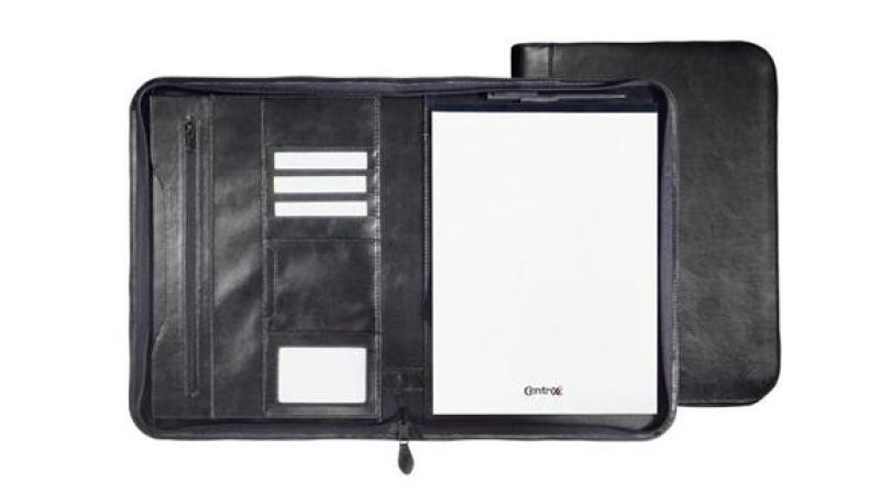 New Ebony A4 Zipper Portfolio