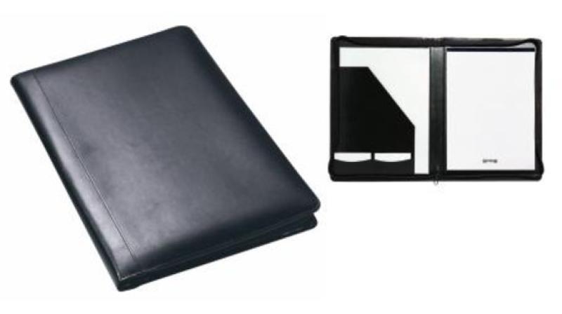 Bonded Leather A4 Zipper Portfolio