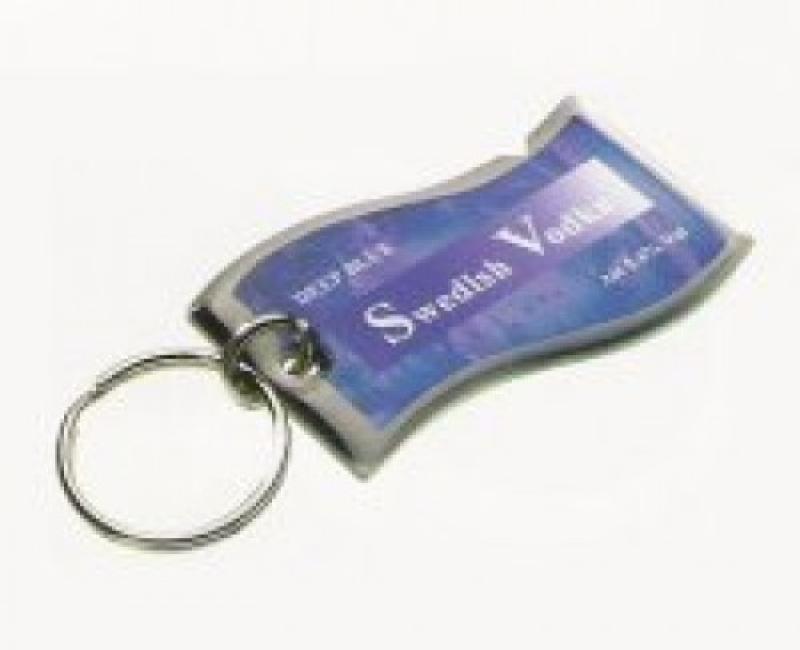 Wave Shaped Keyring