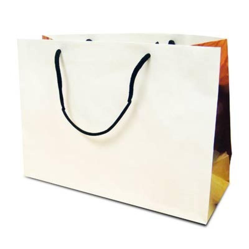 Copse Redwood White Kraft Bag