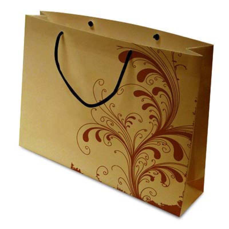 Copse Redwood Brown Kraft bag