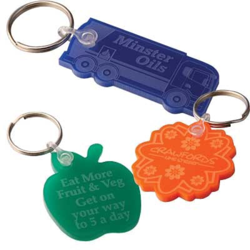 Embossed Acrylic Keyrings