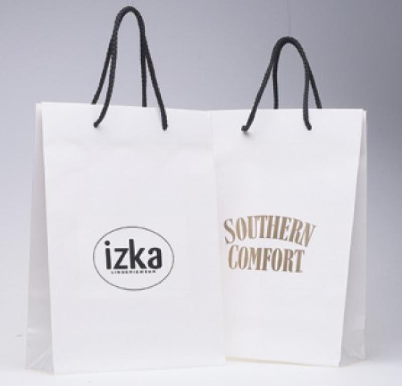 Gloss Laminated Foil Blocked Paper Carrier Bag